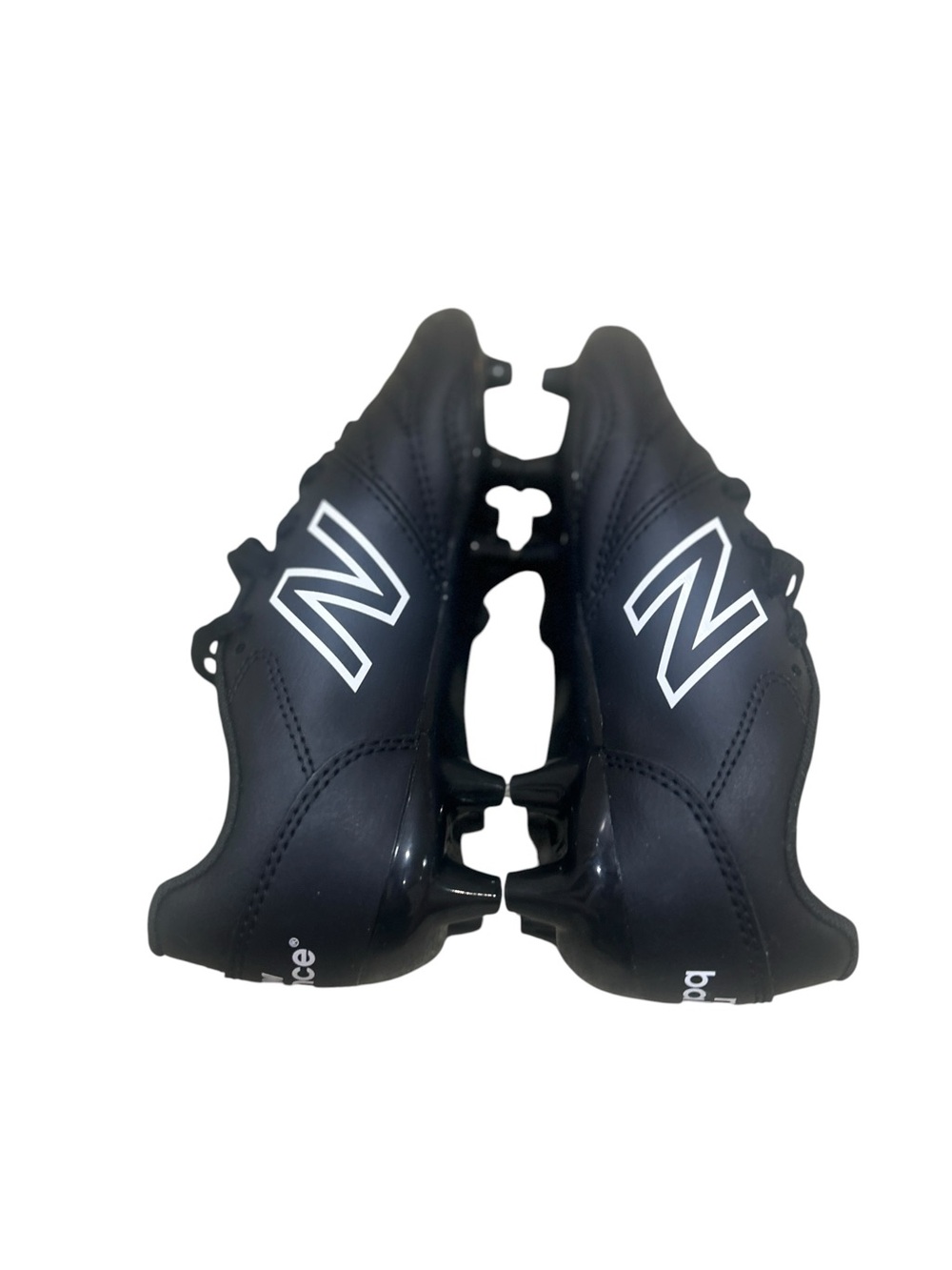 NWT New Balance Kids Black soccer cleats Sneakers White 'N' Accent medium/11.5 - Picture 6 of 10